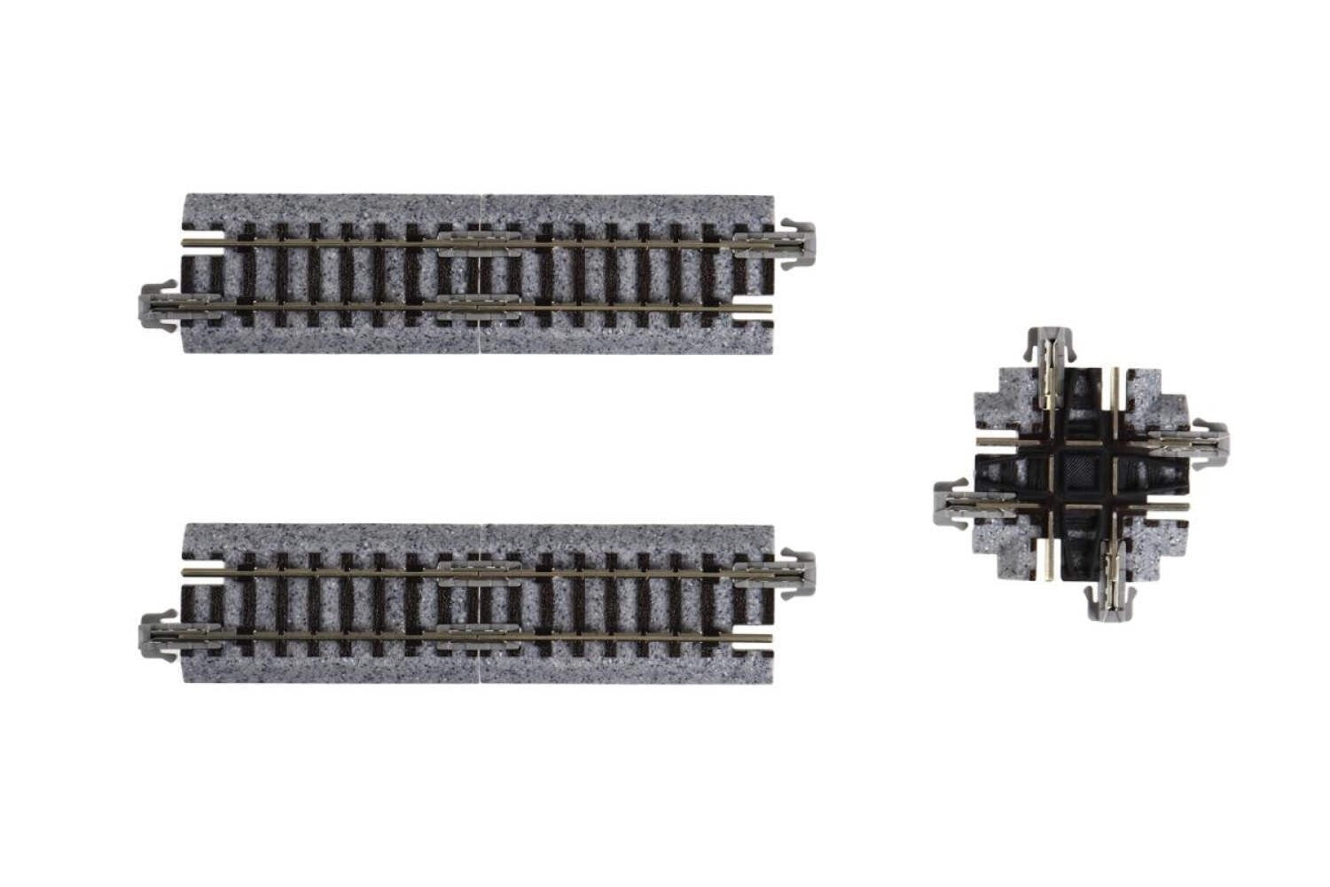 Kato 20-320 N Scale Unitrack X90 124mm (4 7/8") 90º Crossing