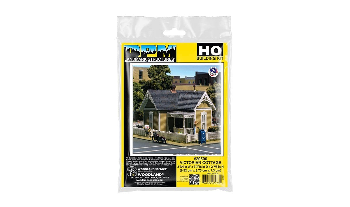 Woodland Scenics DPM 20500 HO Scale Victorian Cottage Building Kit