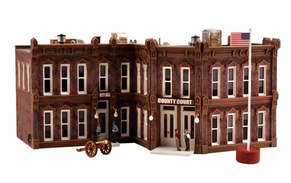 Woodland Scenics DPM 12500 HO Scale County Courthouse Building Kit