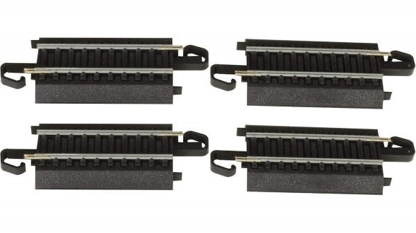 Bachmann 44412 HO Scale EZ - Track 3" Straight Track - 4pcs - Oakville Model Trains Depot