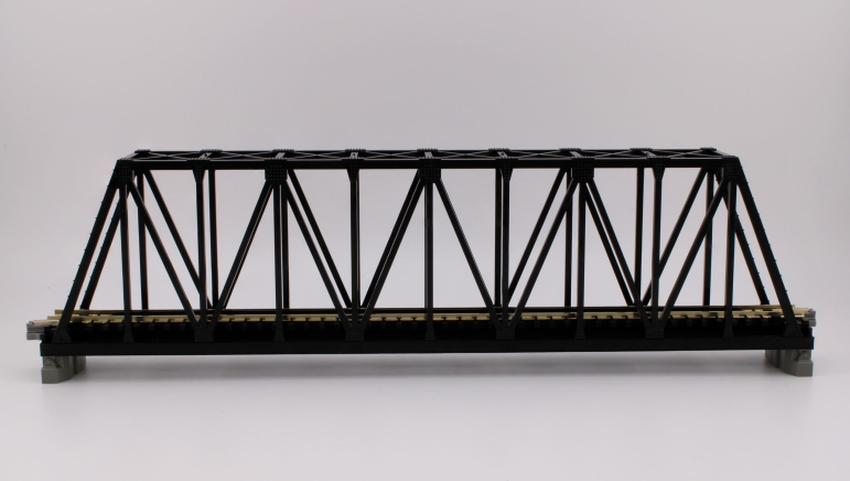 Kato 20-434 N Scale Unitrack Single Track Truss Bridge 248mm (9 3/4") - Black