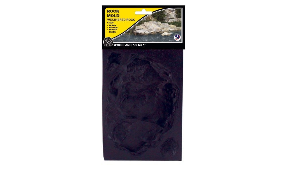 Woodland Scenics 1238 Weathered Rock Mold - New