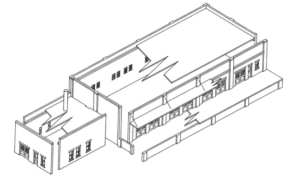 Woodland Scenics DPM 51000 N Scale Trackside Transfer Building Kit