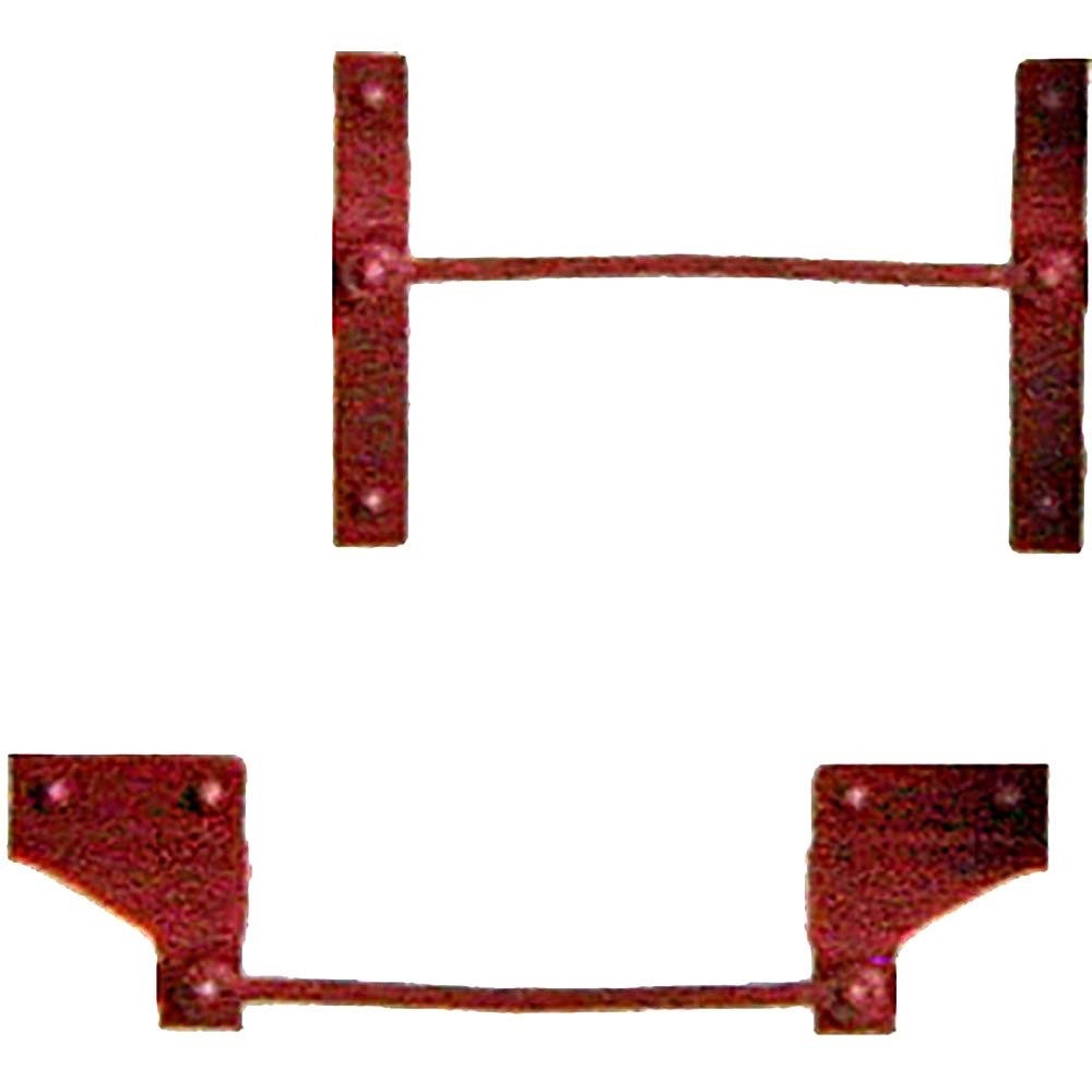 Kadee #2252 HO End Grab Irons Red Oxide - Freight Car Detail Parts