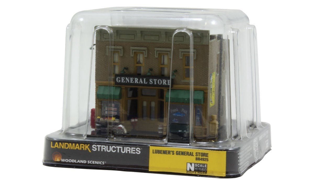 Woodland Scenics BR4925 N Scale Built - & - Ready Lubener's General Store - Oakville Model Trains Depot
