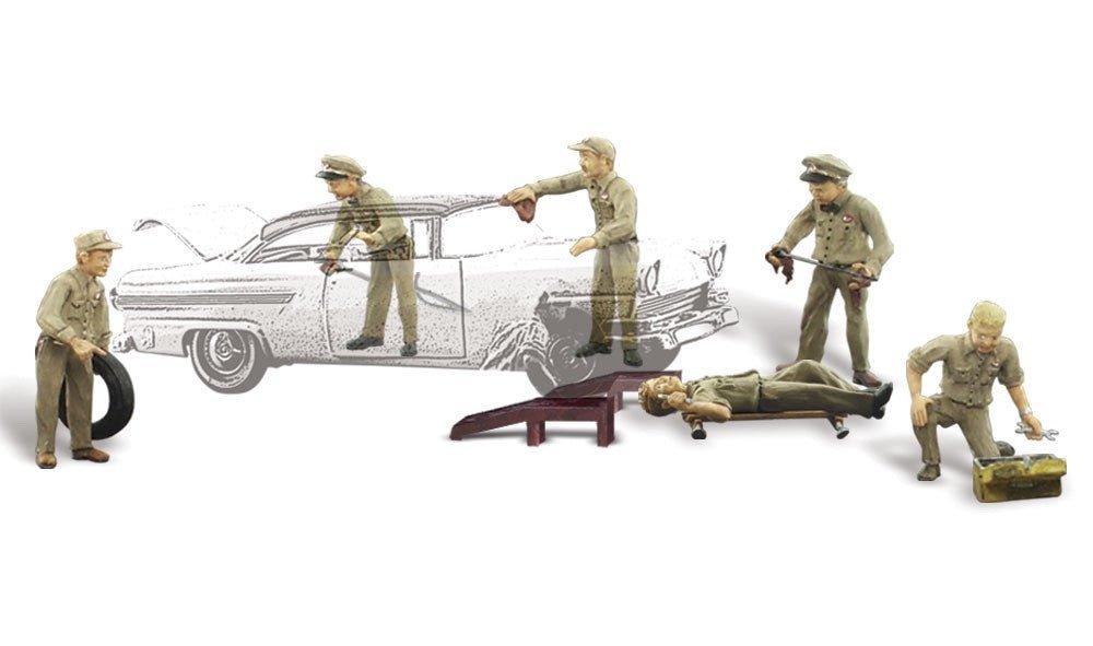 Woodland Scenics A1948 HO Scale Service Station Attendants - Oakville Model Trains Depot