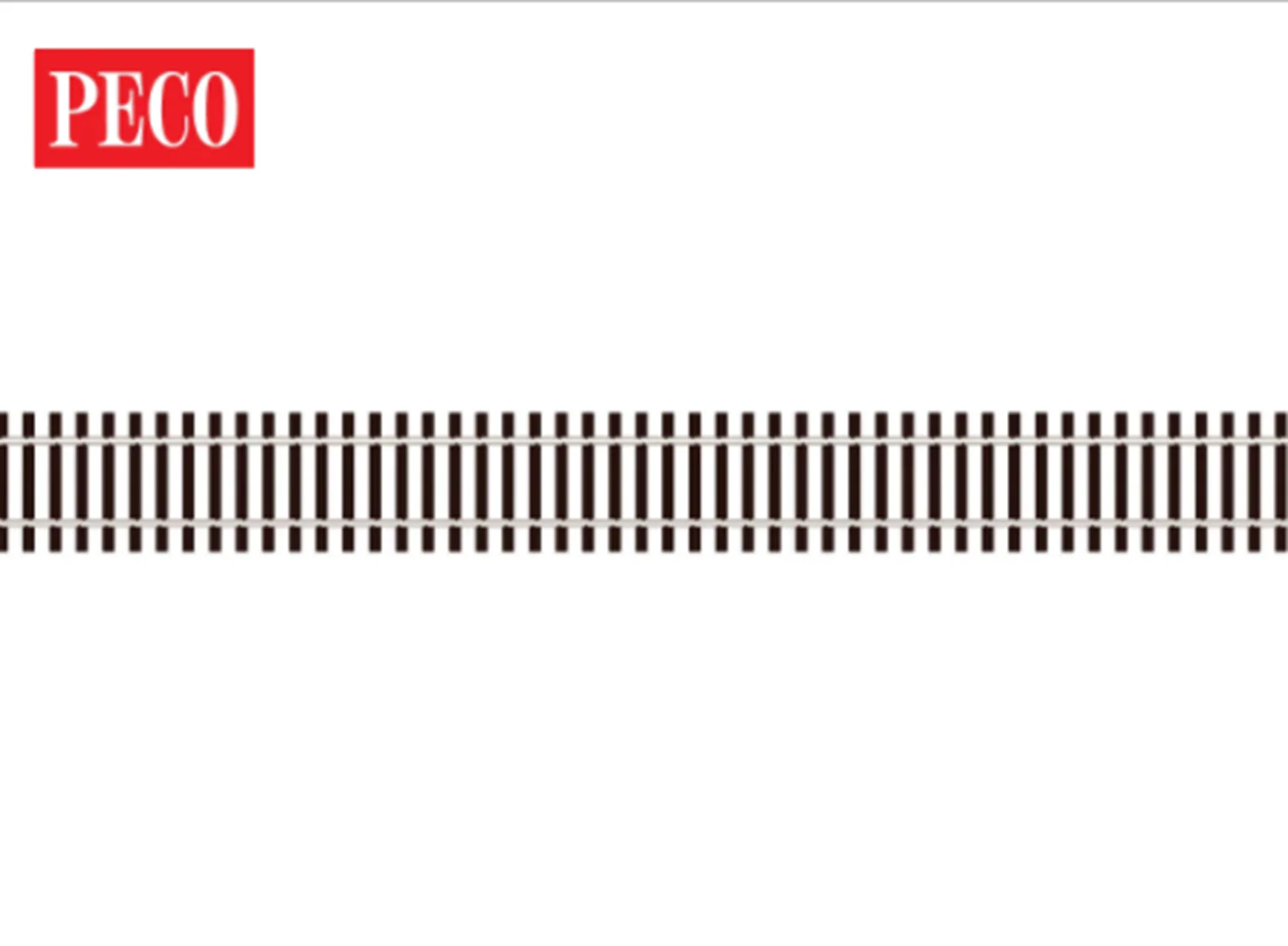 PECO SL-7000 HO/OO Code 70 Wooden Ties Flex Track (36")