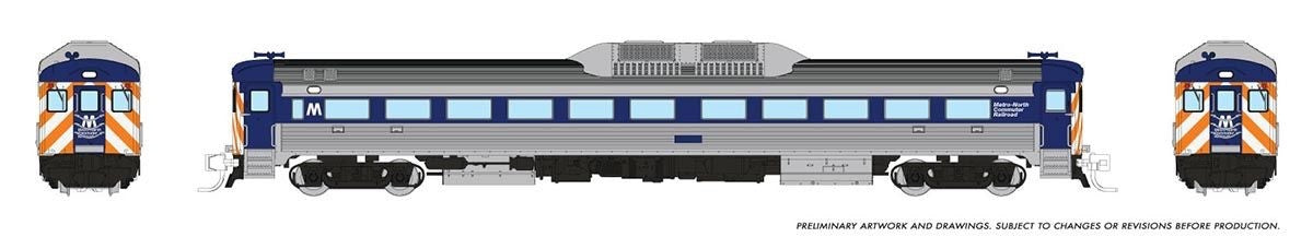 Rapido 516008 N Scale Budd RDC-1 Phase 1 Std DC MTA Metro North - New