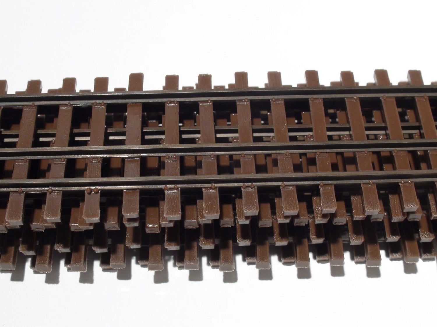 Micro Engineering 12-112 HO-HOn3 Code 55 Dual Gauge Weathered Flex-Track - 6pcs