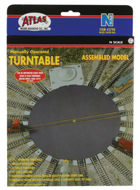 Atlas 2790 N Scale Turntable Assembled Model - New