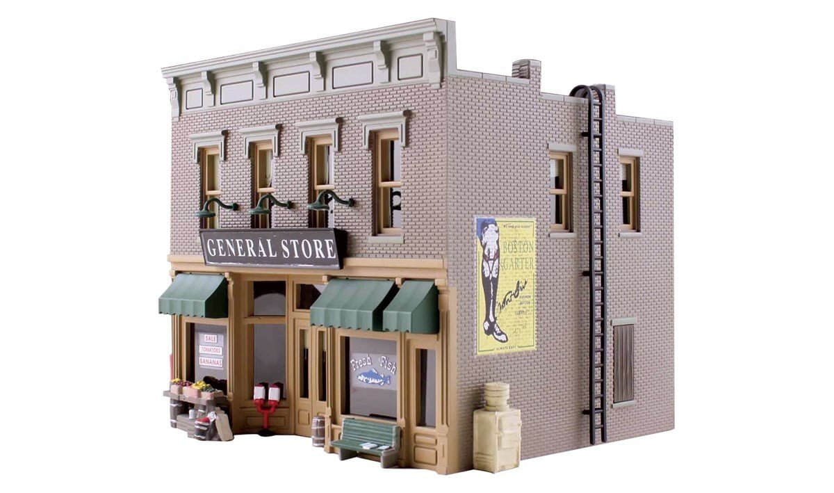 Woodland Scenics BR4925 N Scale Built - & - Ready Lubener's General Store - Oakville Model Trains Depot