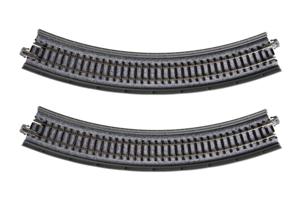 KATO 20 - 505 N Scale Unitrack R249mm (R9 - 3/4") 45° Curved Viaduct - 2 - Pack - Oakville Model Trains Depot