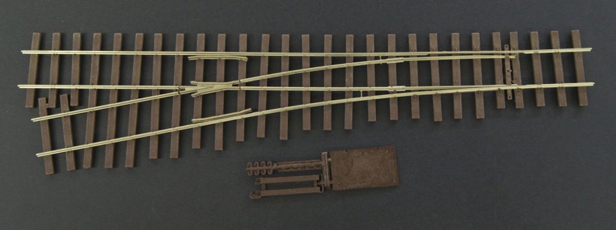 Micro Engineering 14 - 403 On30 Scale Code 83 5 Left - Hand Turnout (DCC - Friendly) - Oakville Model Trains Depot