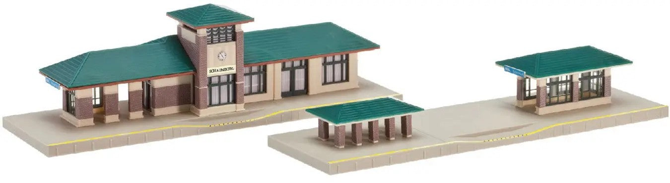 Kato 31-650 N Scale North American Suburban Station Kit - New