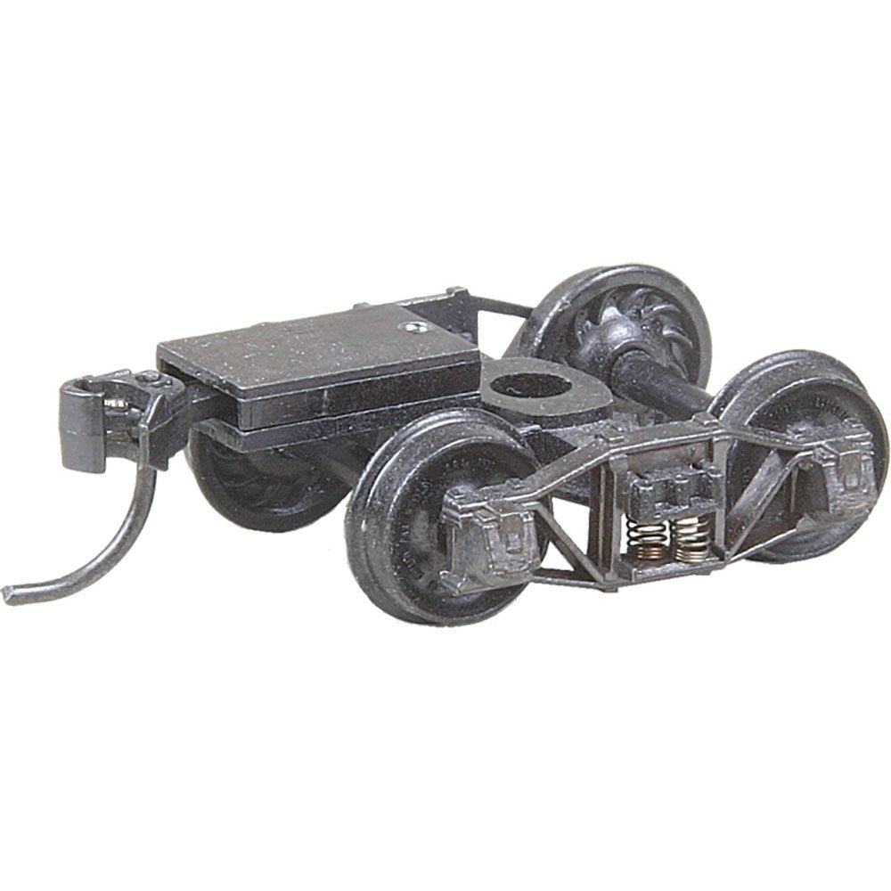 Kadee #503 HO Arch Bar Trucks w/ Ready-to-Mount Couplers, 33" Ribbed Back Wheels
