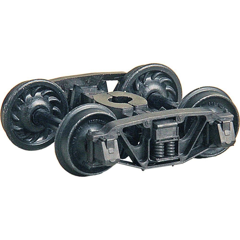 Kadee 1571 HO Scale Andrews (1898) Self Centering Trucks with 33" Ribbed Back Code 88 - Oakville Model Trains Depot