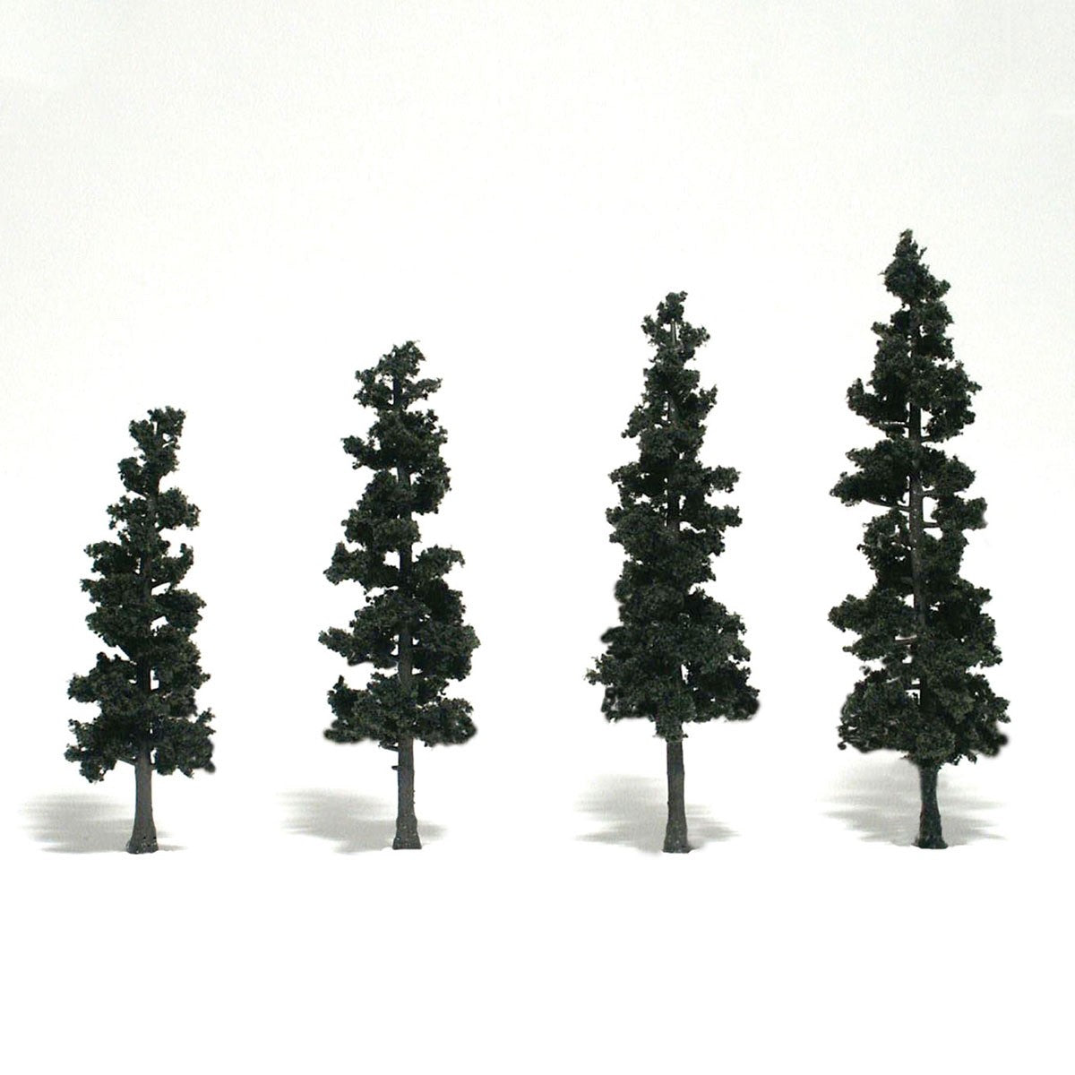 Woodland Scenics TR1561 4"-6" Conifer Green - 4/pkg
