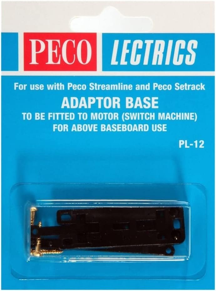 PECO PL - 12 Turnout Motor Adaptor Base with over centre spring - Oakville Model Trains Depot
