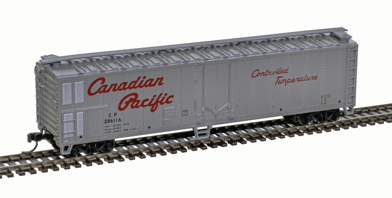 Atlas 50006476 N Scale Trainman 50' Mech Reefer Canadian Pacific CP #286122