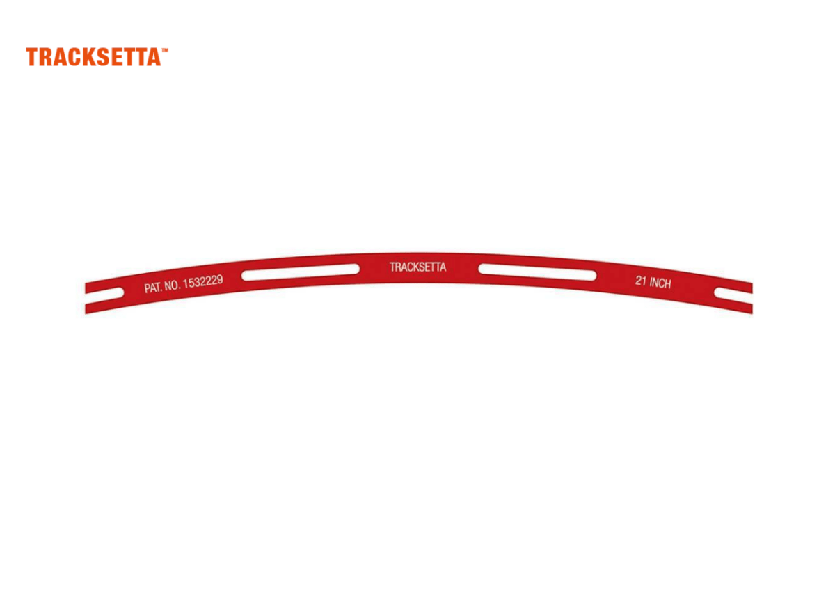 Peco Tracksetta NT21 N Scale Track Laying Template 21"/53.3cm Radius Curve - New