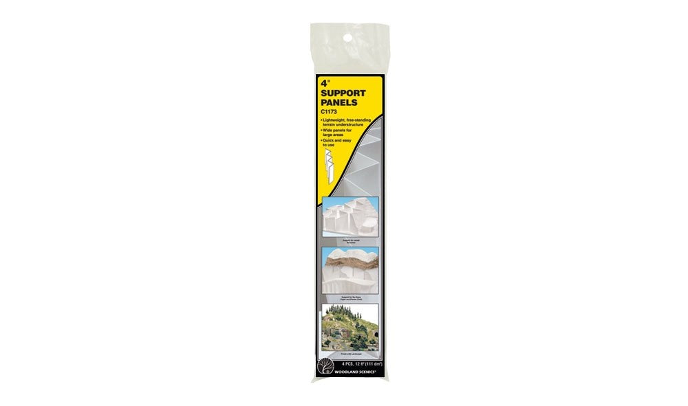 Woodland Scenics C1173 All Scale 4" Support Panels - 4pcs