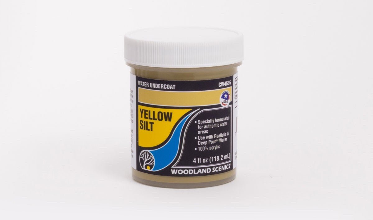 Woodland Scenics CW4535 Water Undercoat™ - Yellow Silt - Oakville Model Trains Depot
