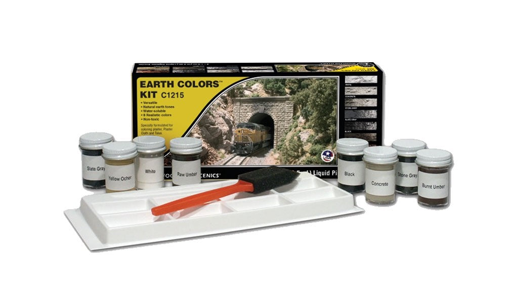 Woodland Scenics 1215 Earth Colors™ Kit - New