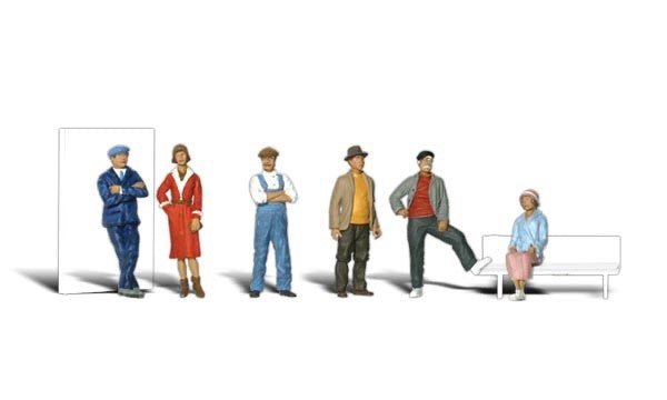 Woodland Scenics A1874 HO Scale Casual People - Oakville Model Trains Depot