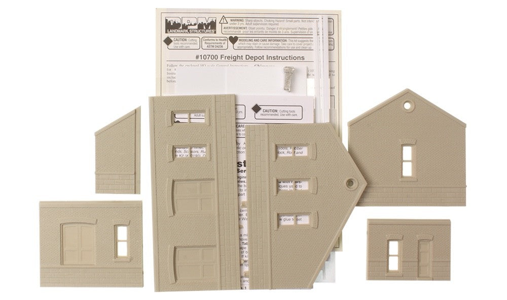 Woodland Scenics DPM 10700 HO Scale Freight Depot Building Kit