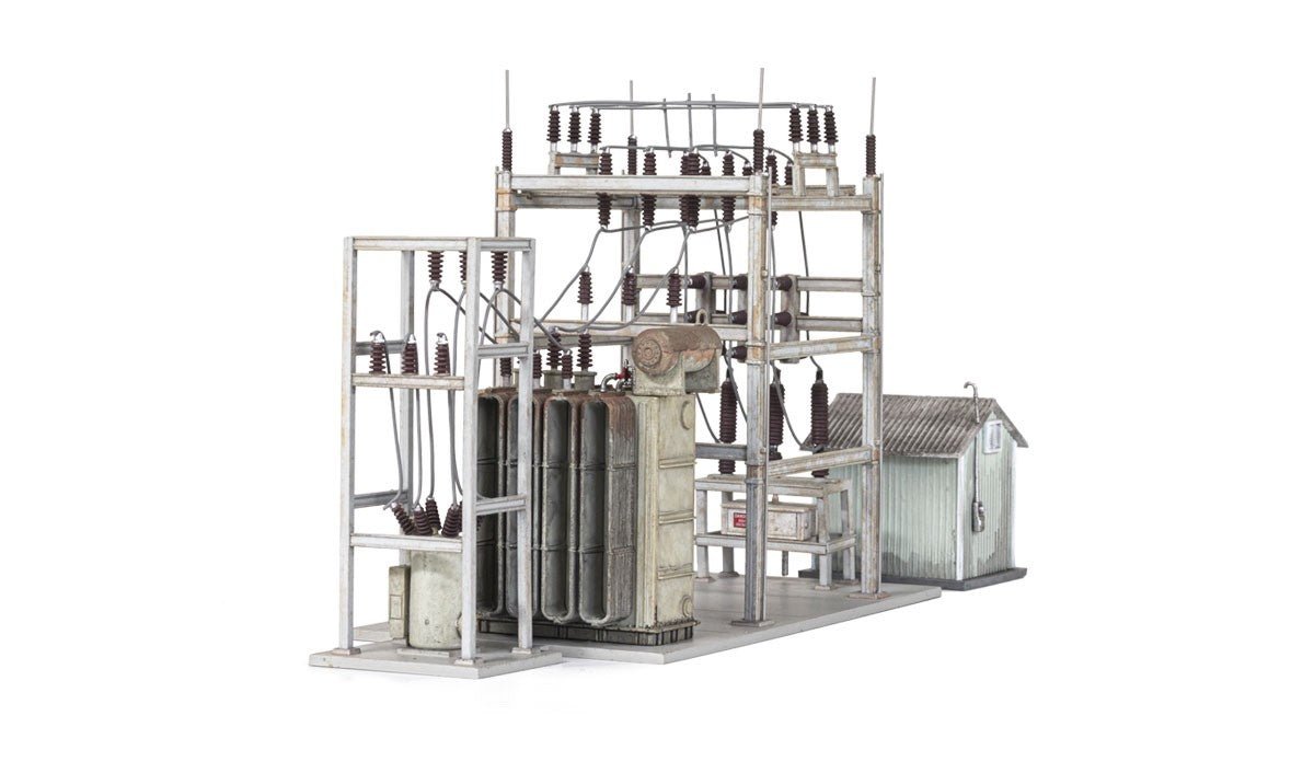 Woodland Scenics US2253 N Scale Utility System Substation - Oakville Model Trains Depot