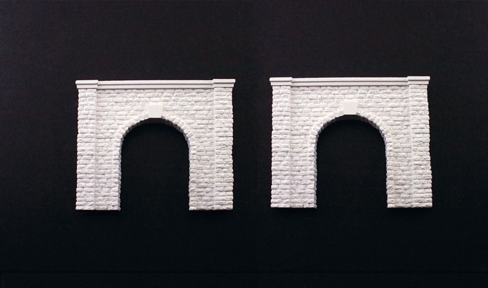 Woodland Scenics 1153 N Scale Cut Stone Single Tunnel Portal 2pcs - Oakville Model Trains Depot
