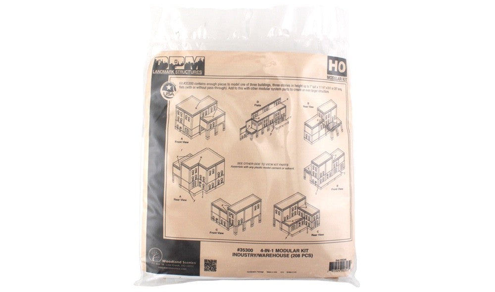 Woodland Scenics DPM 35300 4-in-1 Modular Kit
