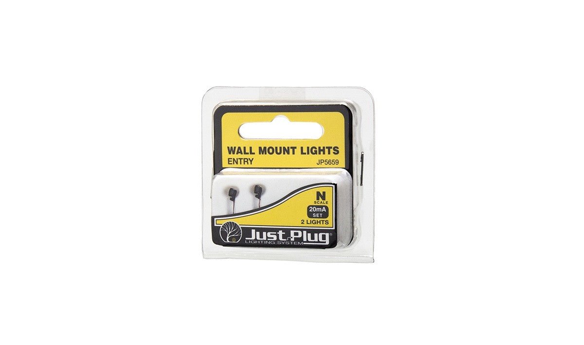 Woodland Scenics JP5659 N Scale Entry Wall Mount Lights - Oakville Model Trains Depot