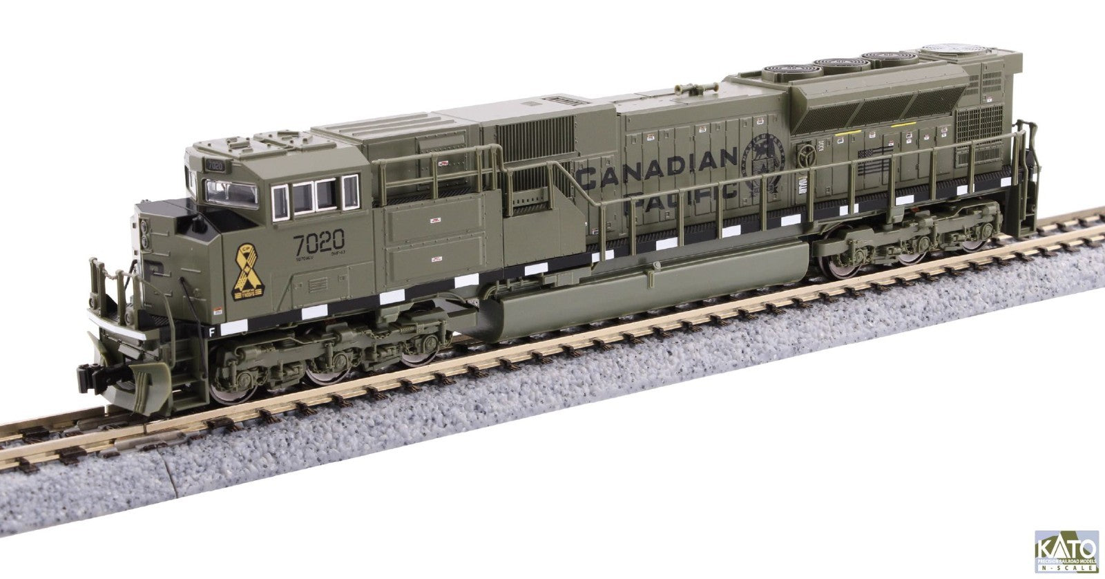 Kato 176-8541-DC N SD70ACU - Canadian Pacific / CP "Military Heritage" #7020
