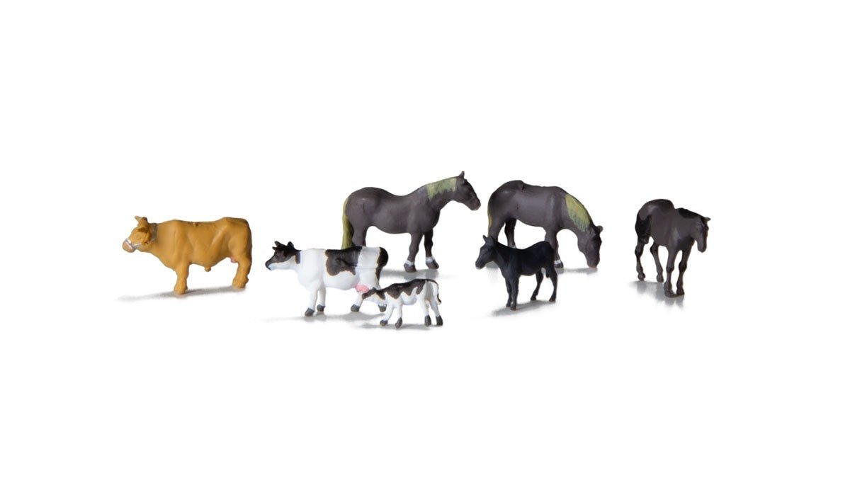 Woodland Scenics A2142 N Scale Farm Animals - Oakville Model Trains Depot