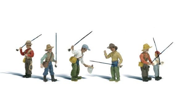 Woodland Scenics A1911 HO Scale Workers with Forklift - Oakville Model Trains Depot