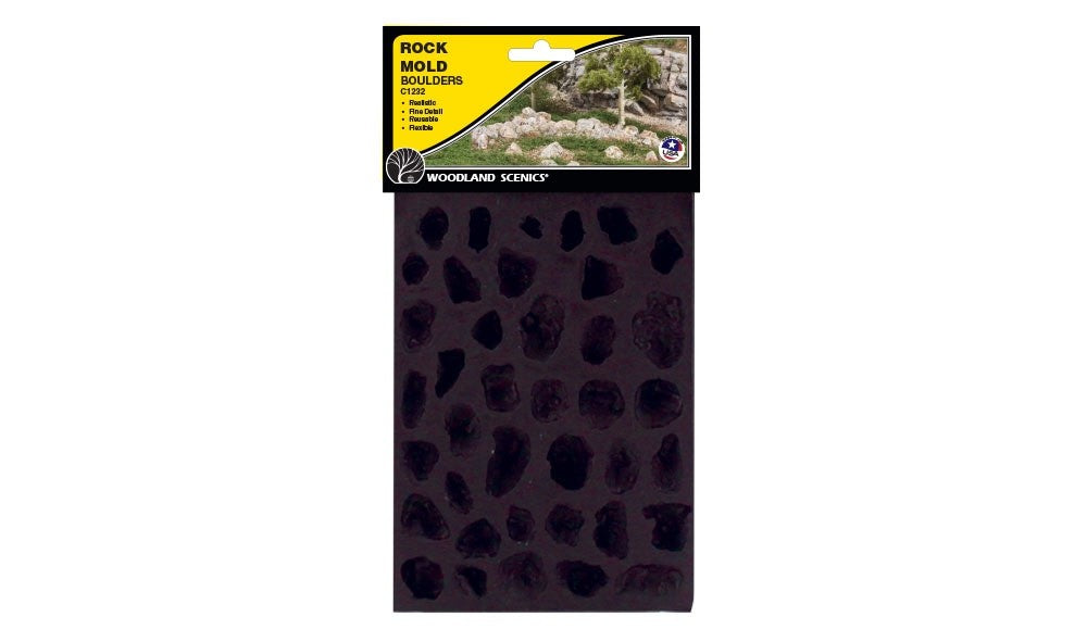 Woodland Scenics 1232 Boulders Rock Mold - New