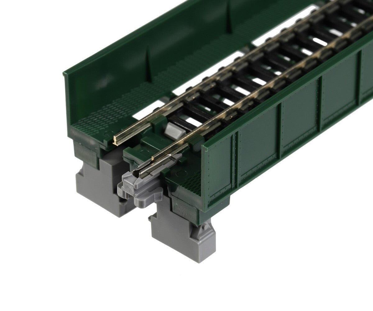 Kato 20-451 N Scale Single-Plate Girder Bridge 186mm 7-5/16" - Green