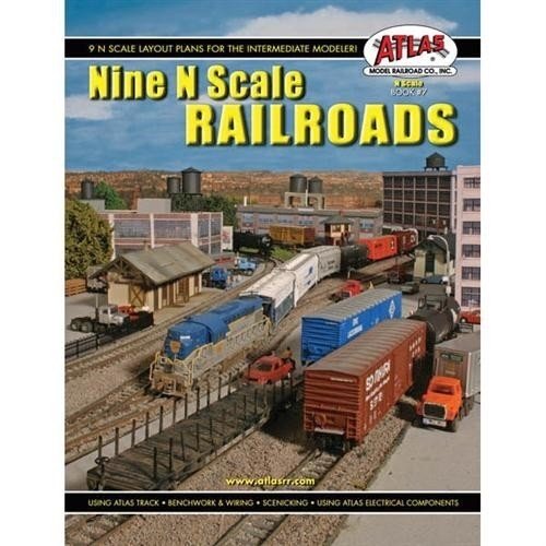 Atlas 7 N Scale "Nine Railroads" Model Railroad Layout Plan Book - Oakville Model Trains Depot