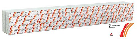 Walthers SceneMaster 3167 HO Scale Wrapped Lumber Weyerhauser Lumber