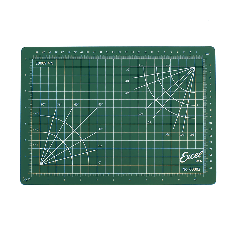 Excel Green Self-Healing Cutting Mat - 8" x 12"