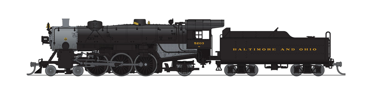 Broadway Limited Imports 10407 N USRA Light Pacific 4-6-2, B&O 5223, No-Sound / DCC-Ready, N