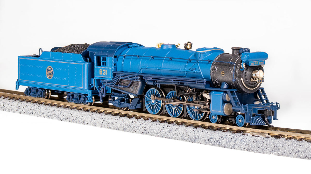 Broadway Limited Imports 10384 N Heavy Pacific 4-6-2, CNJ 832, "Blue Comet" Scheme, Paragon4 Sound/DC/DCC, N - view 4