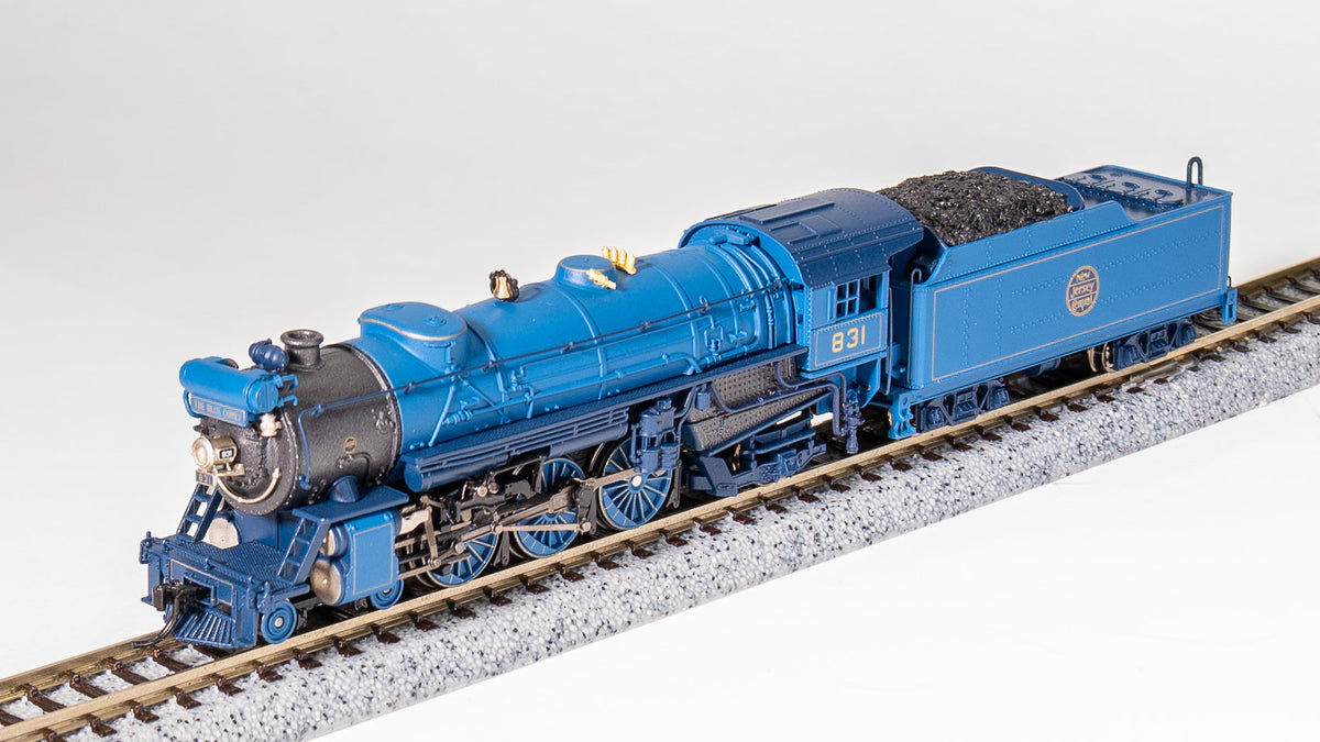 Broadway Limited Imports 10386 N Heavy Pacific 4-6-2, CNJ 832, "Blue Comet" Scheme, No-Sound / DCC-Ready, N