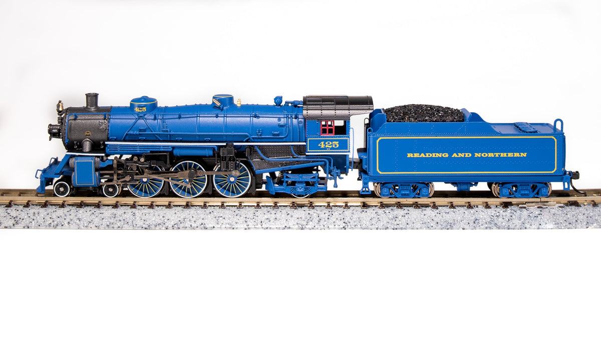 Broadway Limited Imports 10412 N Light Pacific 4-6-2, RBMN 425, Light Blue (2007-2015), Paragon4 Sound/DC/DCC, N - view 2
