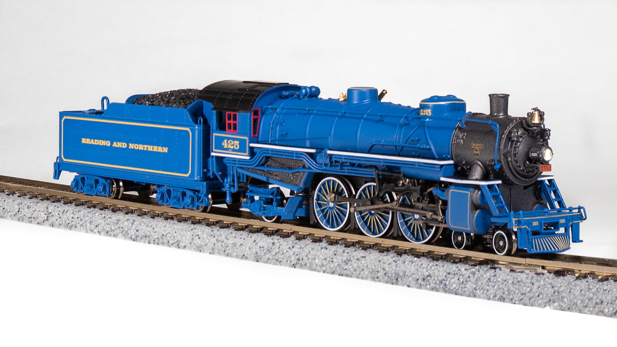 Broadway Limited Imports 10412 N Light Pacific 4-6-2, RBMN 425, Light Blue (2007-2015), Paragon4 Sound/DC/DCC, N