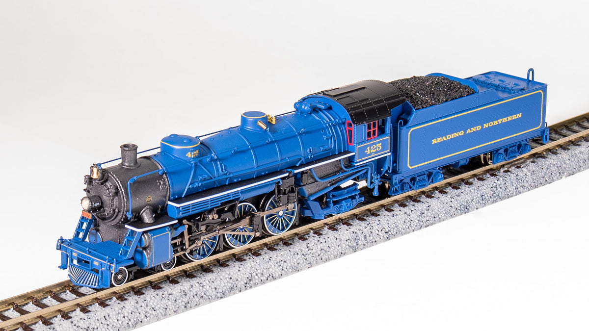 Broadway Limited Imports 10413 N Light Pacific 4-6-2, RBMN 425, Light Blue (2007-2015), No-Sound / DCC-Ready, N - view 5