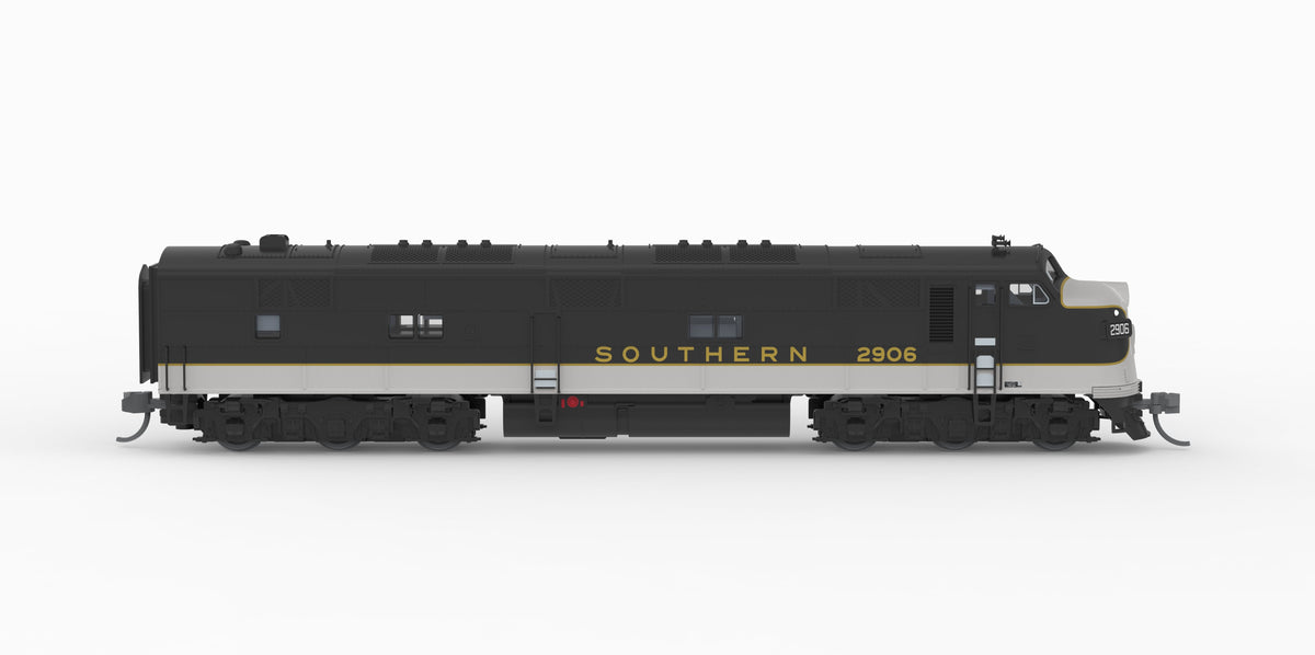 Broadway Limited Imports 10234 N EMD E7A, SOU 2906, Black Tuxedo Scheme, No-Sound / DCC-Ready, N - view 2