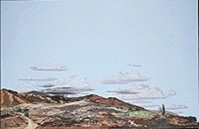 Walthers SceneMaster 707 HO Scale Background Scene Desert to Country