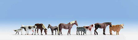 Walthers SceneMaster 6073 HO Scale Large Farm Animals
